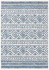 Safavieh Tulum 4'-0" x 6'-0" Rug in Ivory / Navy