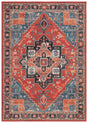 Safavieh Journey 4'-4" x 6'-4" Rug in Rust / Blue Black