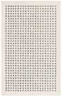 Safavieh Ebony 4'-0" x 6'-0" Rug in Ivory / Black