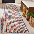 Safavieh Braided 2'-3" x 9'-0" Rug in Ivory / Multi