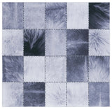 Safavieh Faux Hide 6'-0" x 6'-0" Rug in Light Grey / Grey