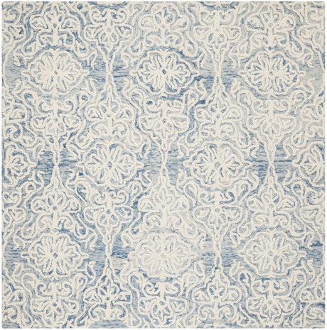 Safavieh Blossom 6'-0" x 6'-0" Rug in Blue / Ivory