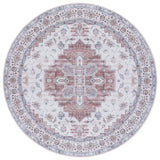 Safavieh Tucson 6'-0" x 6'-0" Rug in Ivory / Rust