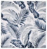 Safavieh Cabana 6'-5" x 6'-5" Rug in Ivory / Navy