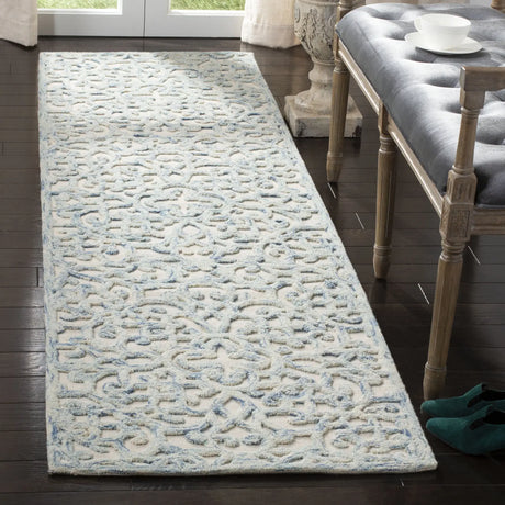 Safavieh Martha Stewart 2'-3" x 10'-0" Rug in Blue / Ivory