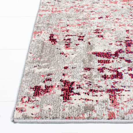 Safavieh Madison 4'-0" x 6'-0" Rug in Beige / Wine