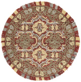 Safavieh Blossom 6'-0" x 6'-0" Rug in Red / Gold