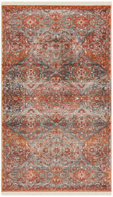 Safavieh Vintage Persian 3'-0" x 5'-0" Rug in Aqua / Orange