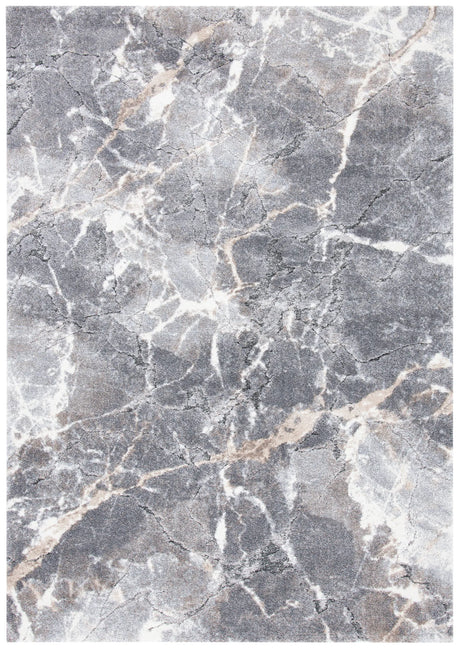 Safavieh Cyrus Shag 4'-5" x 6'-5" Rug in Grey / Beige