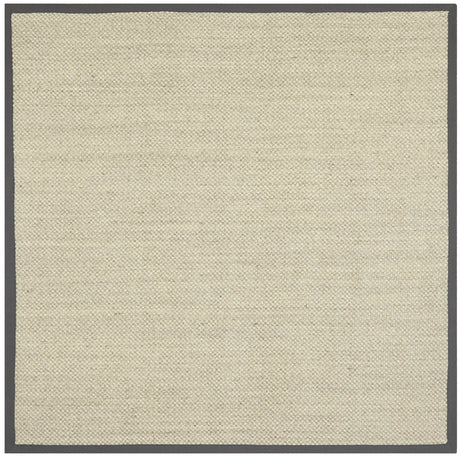 Safavieh Natural Fiber 6'-0" x 6'-0" Rug in Marble / Grey