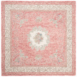 Safavieh Aubusson 6'-0" x 6'-0" Rug in Red / Ivory
