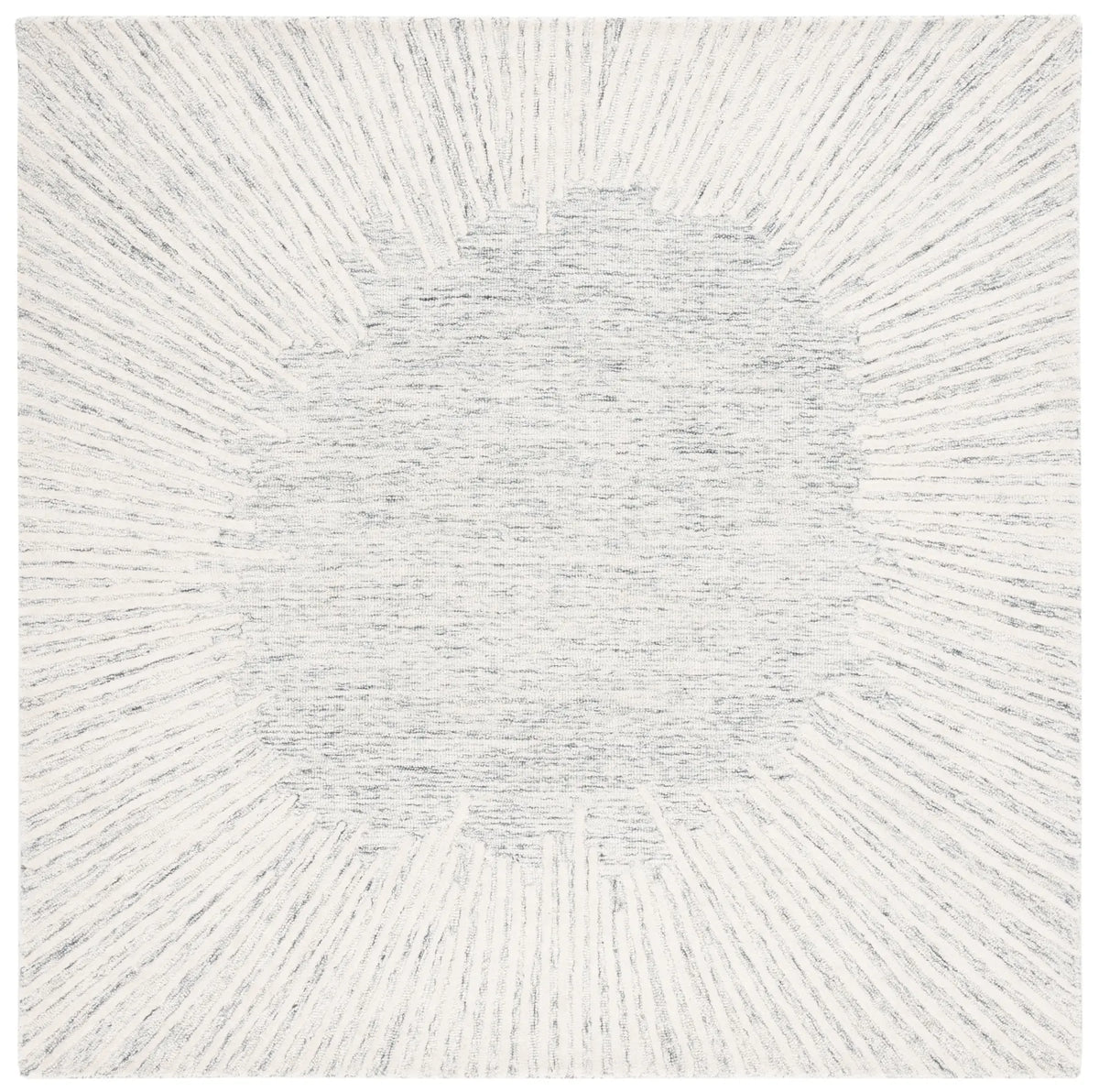 Safavieh Abstract 6'-0" x 6'-0" Rug in Grey / Ivory