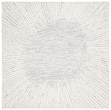 Safavieh Abstract 6'-0" x 6'-0" Rug in Grey / Ivory