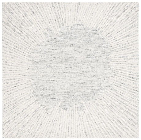 Safavieh Abstract 6'-0" x 6'-0" Rug in Grey / Ivory