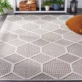 Safavieh Global 4'-0" x 6'-0" Rug in Grey / Ivory