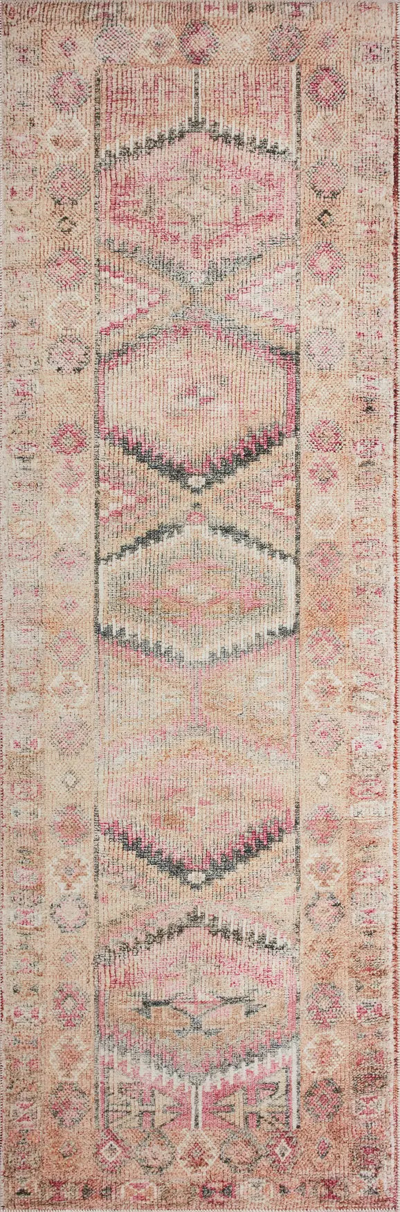 Loloi Layla Lay-17 Pink/Lagoon Rugs - runner flat