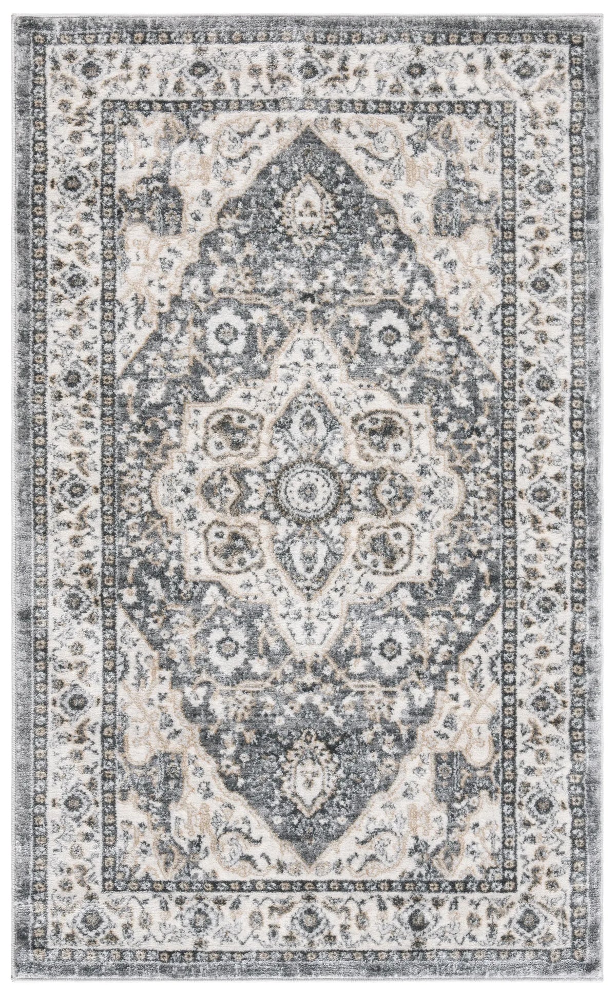 Safavieh Isabella 3'-0" x 5'-0" Rug in Grey / Cream