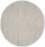 Safavieh Cape Cod 6'-0" x 6'-0" Rug in Silver / Natural