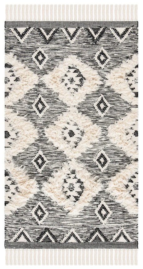 Safavieh Kenya 3'-0" x 5'-0" Rug in Black / Ivory