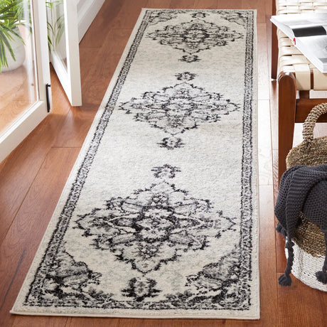 Safavieh Tulum 2'-0" x 9'-0" Rug in Ivory / Black