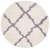 Safavieh Sgd-Dallas Shag 6'-0" x 6'-0" Rug in Ivory / Grey
