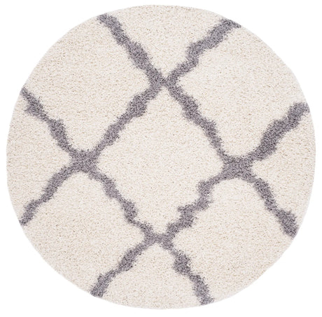 Safavieh Sgd-Dallas Shag 6'-0" x 6'-0" Rug in Ivory / Grey