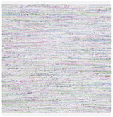 Safavieh Rag Rug 6'-0" x 6'-0" Rug in Light Green / Multi
