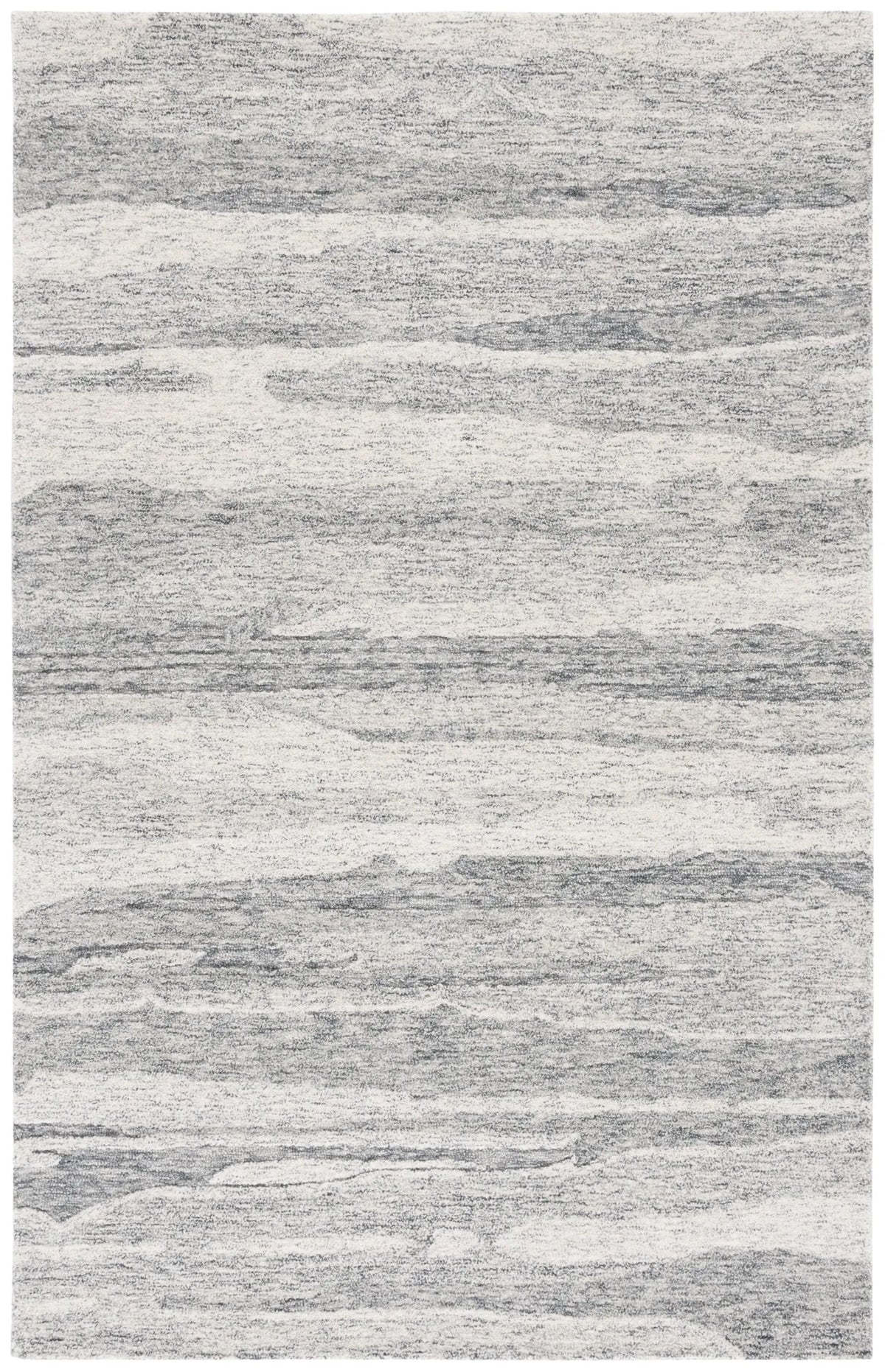 Safavieh Ebony 4'-0" x 6'-0" Rug in Dark Grey / Ivory
