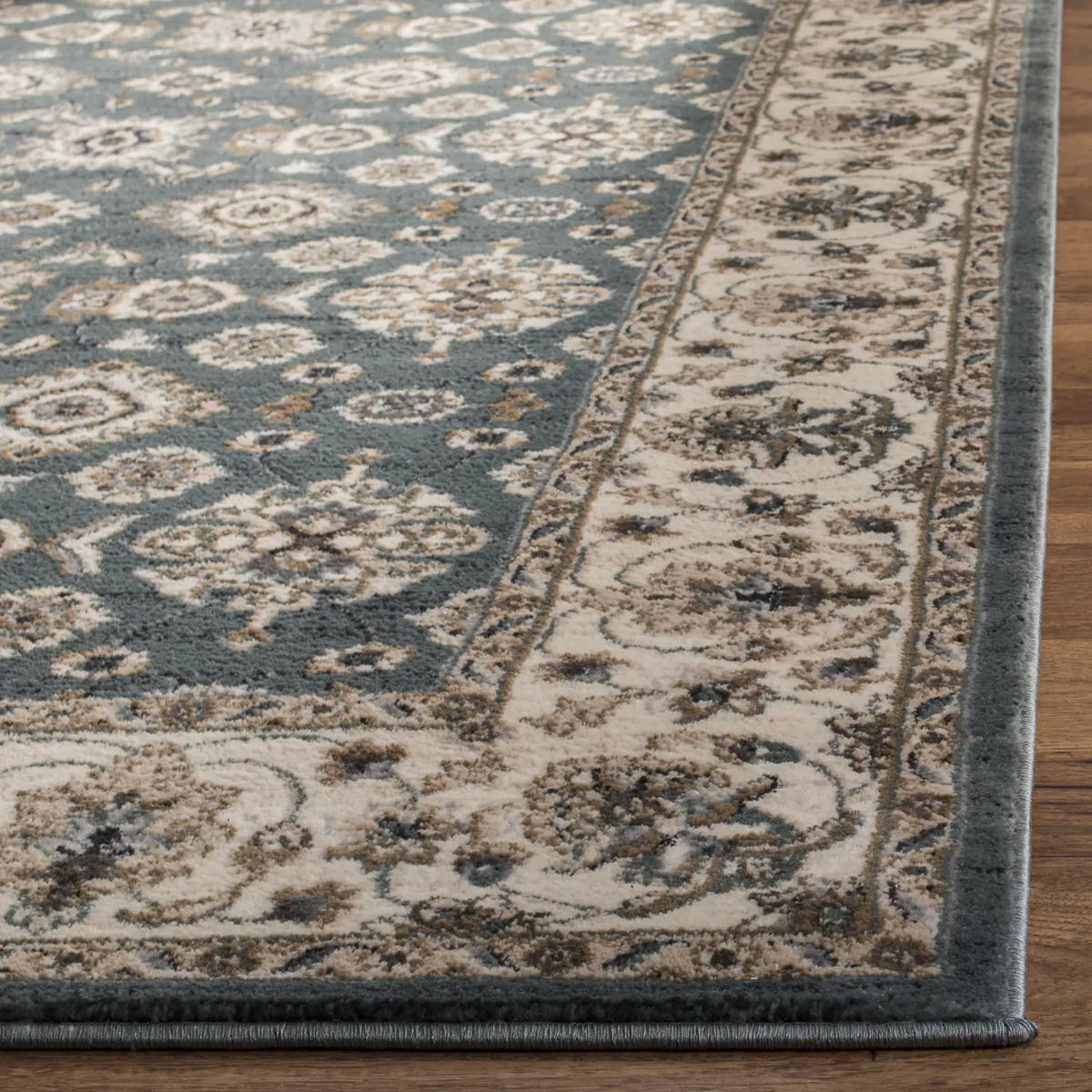 Safavieh Lyndhurst 4'-0" x 6'-0" Rug in Teal / Cream