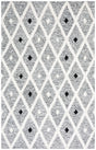 Safavieh Casablanca 4'-0" x 6'-0" Rug in Black / Ivory