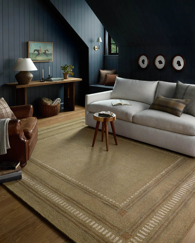 Chris Loves Julia x Loloi Alfie ALF-04 Green / Natural Rug - room scene 3