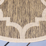 Safavieh Courtyard 5'-3" x 5'-3" Rug in Brown