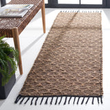 Safavieh Cape Cod 2'-3" x 8'-0" Rug in Black / Natural