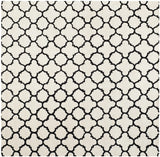Safavieh Chatham 7'-0" x 7'-0" Rug in Ivory / Black