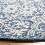 Safavieh Micro-Loop 5'-0" x 5'-0" Rug in Blue / Ivory