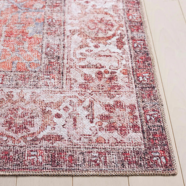 Safavieh Vintage Serapi 600 5'-1" x 7'-6" Rug in Red / Navy