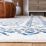 Safavieh Tulum 4'-0" x 6'-0" Rug in Ivory / Navy