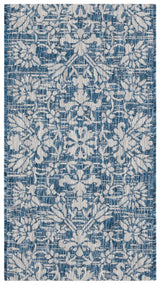 Safavieh Courtyard 2'-0" x 3'-7" Rug in Navy / Grey