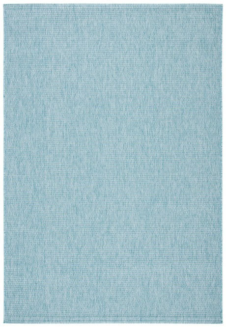 Safavieh Courtyard 4'-5" x 6'-5" Rug in Aqua / Aqua