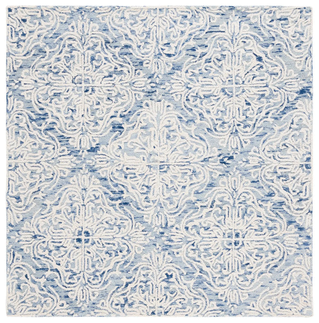 Safavieh Blossom 6'-0" x 6'-0" Rug in Blue / Ivory