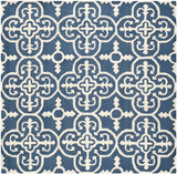 Safavieh Cambridge 6'-0" x 6'-0" Rug in Navy / Ivory