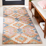 Safavieh Aspen 2'-3" x 11'-0" Rug in Orange / Fuchsia