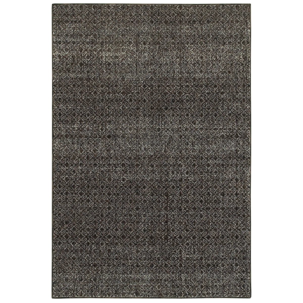 Oriental Weavers Sphinx Atlas 8048Q Black/Grey Rugs - main flat