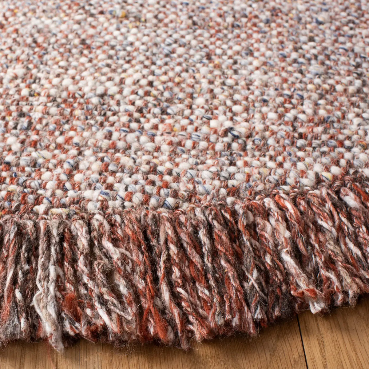 Safavieh Vermont 6'-0" x 6'-0" Rug in Grey / Rust