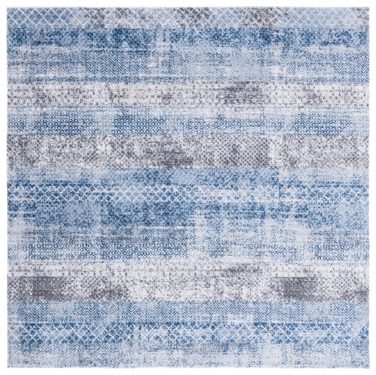 Safavieh Amelia 700 6'-7" x 6'-7" Rug in Navy / Grey