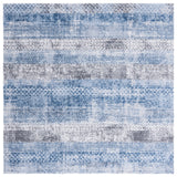 Safavieh Amelia 700 6'-7" x 6'-7" Rug in Navy / Grey