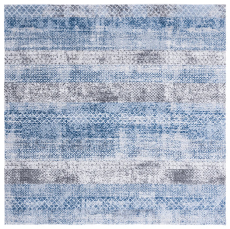 Safavieh Amelia 700 6'-7" x 6'-7" Rug in Navy / Grey