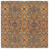 Safavieh Heritage 6'-0" x 6'-0" Rug in Green / Yellow