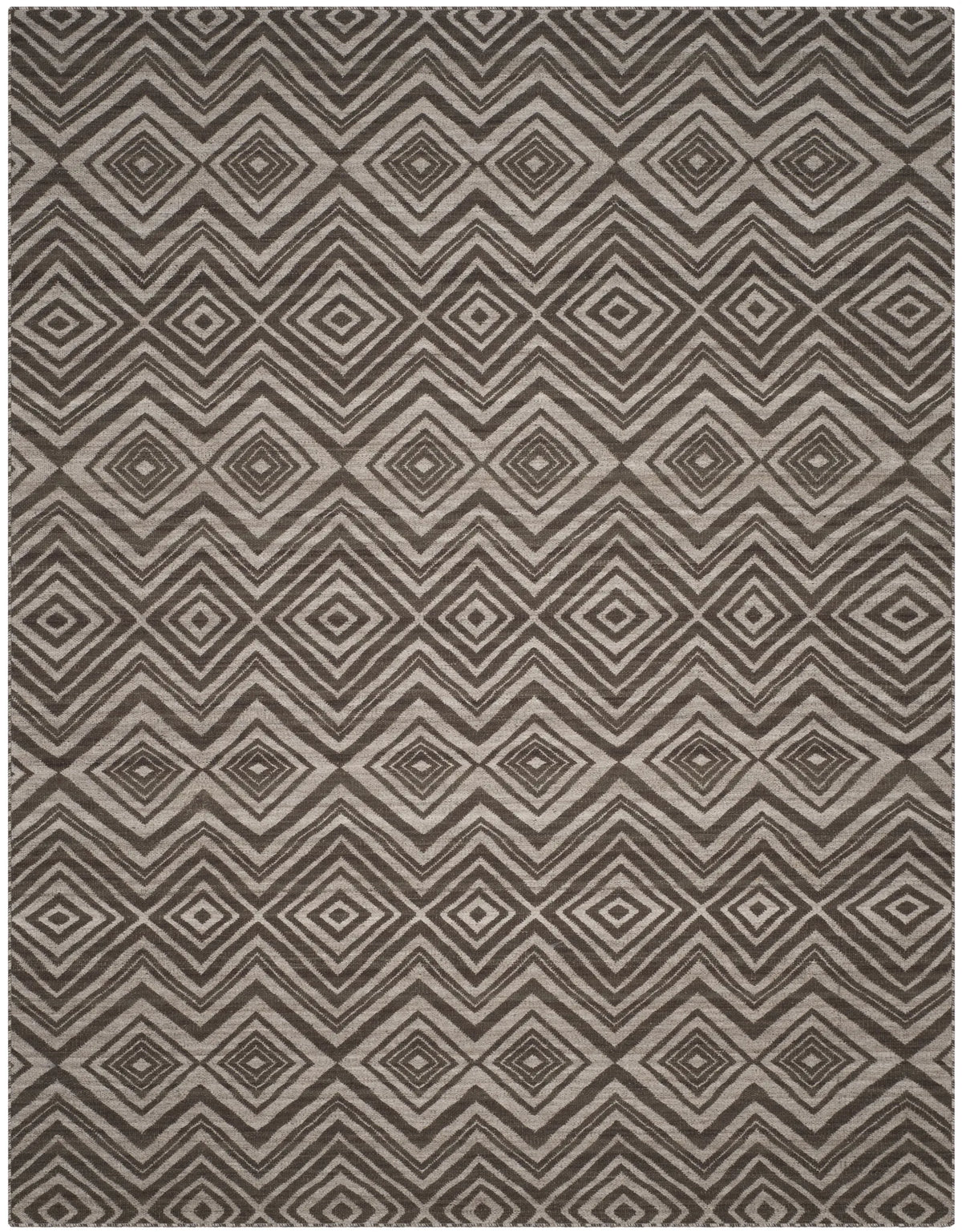 Safavieh Kilim 8'-0" x 10'-0" Rug in Grey / Light Grey