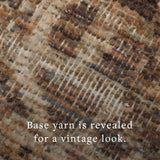 Loloi Heritage Her-07 Mocha/Denim Rug - macro detail